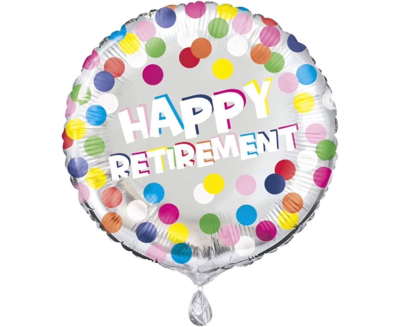 Μπαλόνι Foil 18" Retirement Colorful Dots – 46εκ για Συνταξιοδότηση