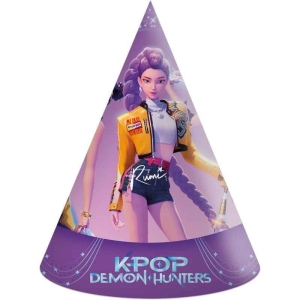 Καπελάκια Πάρτι K-Pop Demon Hunters (6 Τεμ.)