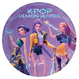 Πιάτα πάρτι K-Pop Demon Hunters 23εκ. (8 Τεμ.)