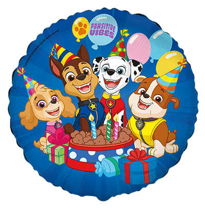 Μπαλόνι Foil Στρογγυλό Paw Patrol 18″
