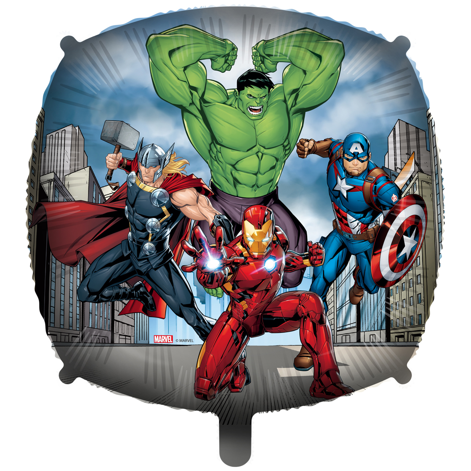Μπαλόνι Foil Τετράγωνο Avengers Infinity Stones 18″