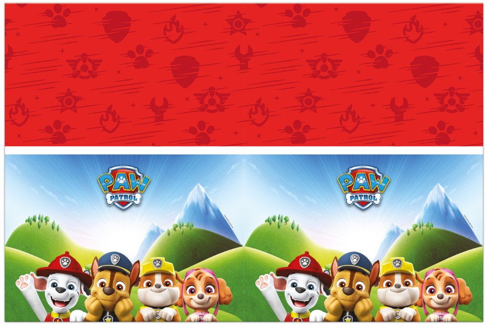 Τραπεζομάντηλο Πλαστικό Paw Patrol Rescue Heroes 120 × 180 εκ.