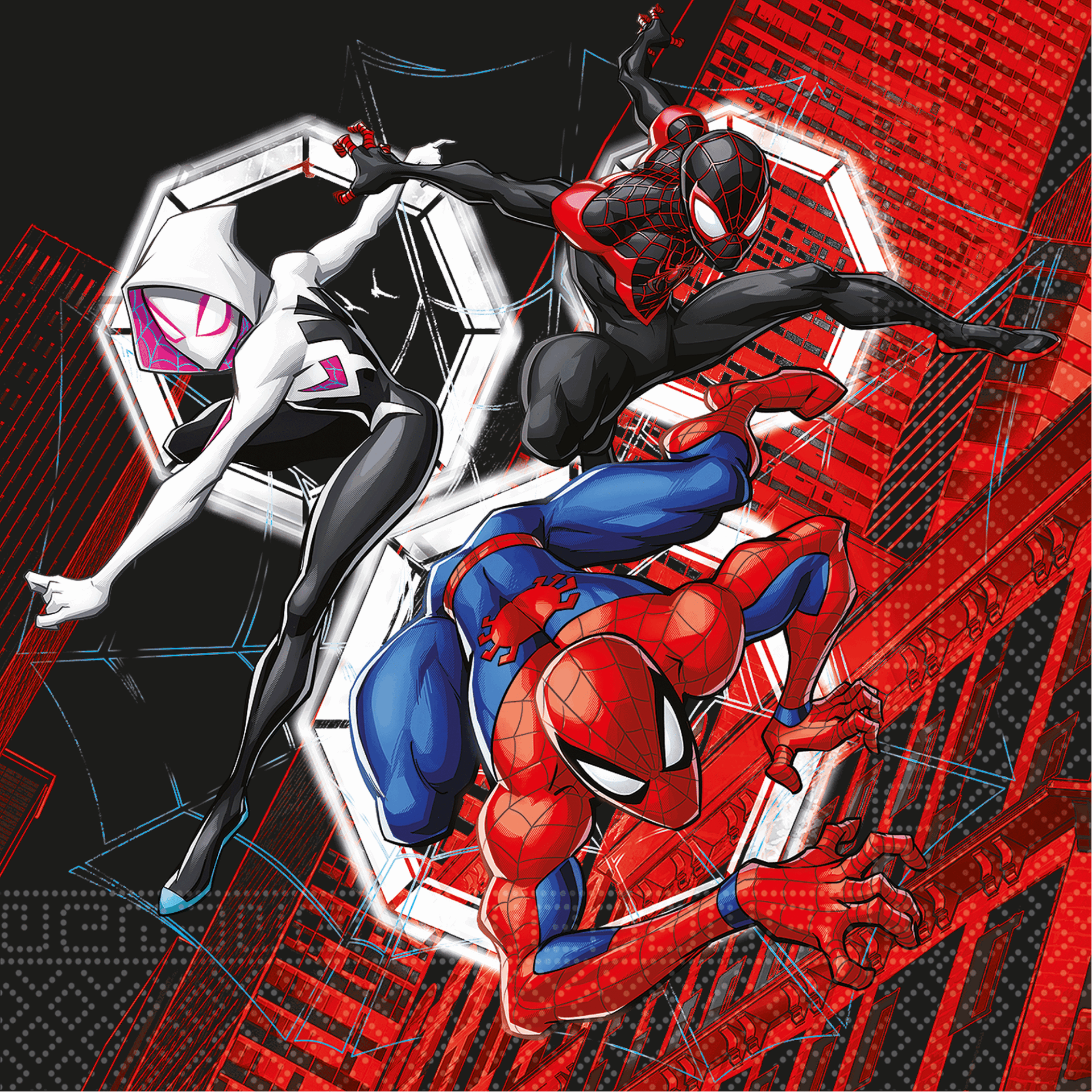 Χαρτοπετσέτες 2 Φύλλων Spiderman World of Web 33 × 33 εκ. 20τμχ FSC