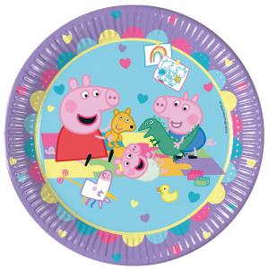 Πιάτα Χάρτινα Peppa Pig 23 εκ. FSC 8τμχ