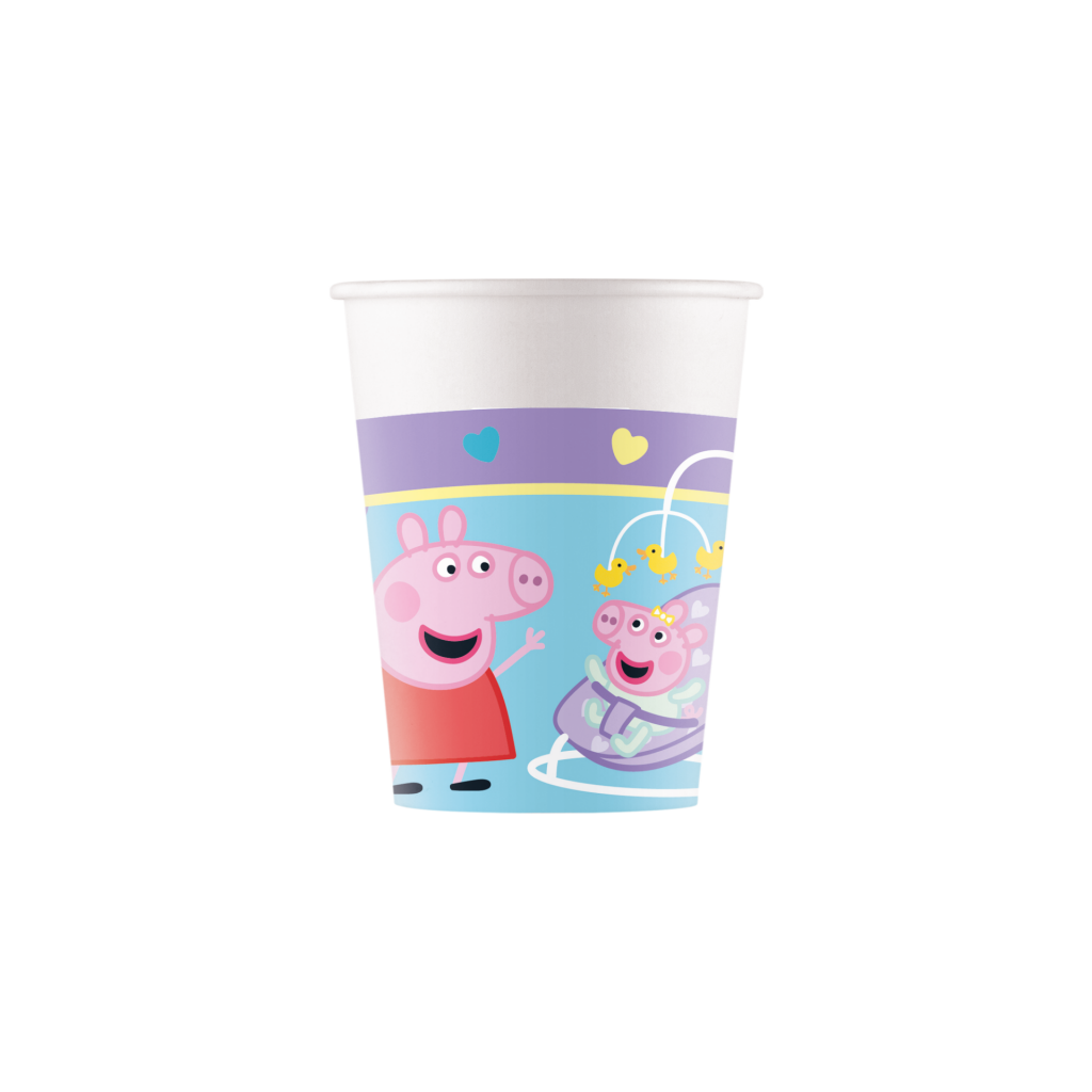 Ποτήρια Χάρτινα Peppa Pig 200ml FSC 8τμχ