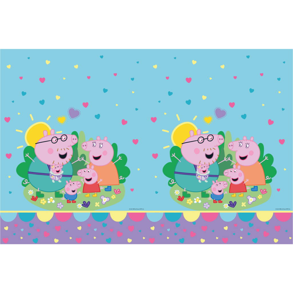 Τραπεζομάντηλο Πλαστικό Peppa Pig 120 × 180 εκ.