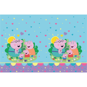 Τραπεζομάντηλο Πλαστικό Peppa Pig 120 × 180 εκ.