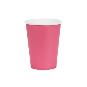 Ποτήρια Χάρτινα Φούξια 250ml - Συσκ. 6 Τεμ