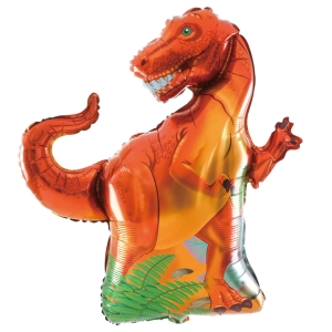 Μπαλόνι Foil Δεινόσαυρος Tyrannosaurus Κόκκινο 91cm