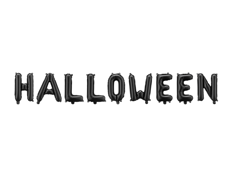 Μπαλόνια Γράμματα Foil Halloween – 230 x 35 εκ.