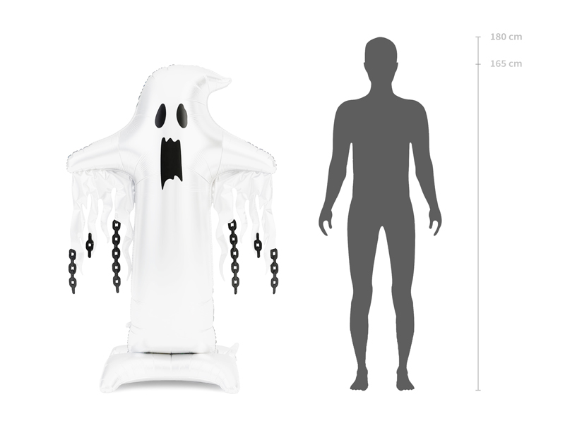 Μπαλόνι Foil XXL Ghost - Φάντασμα Standing – 109 x 165 εκ. - Image 2