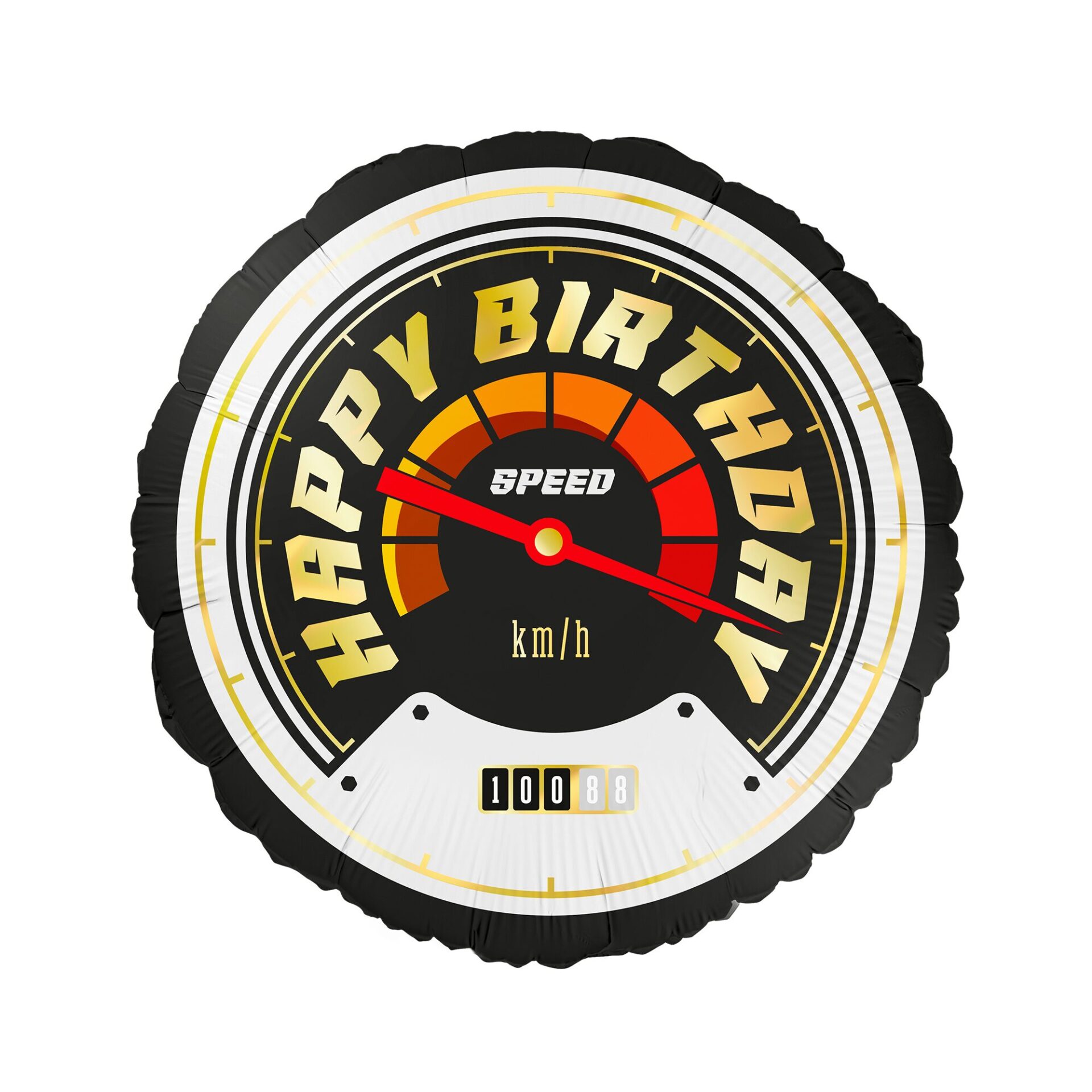 Μπαλόνι Foil Happy Birthday Race Car – 45 εκ.