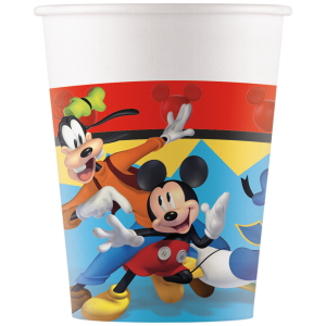 Ποτήρια χάρτινα Mickey Mouse 200 ml Συσκ. 8 τμχ