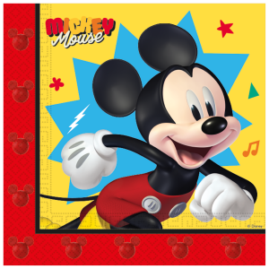 Χαρτοπετσέτες Mickey Mouse 33x33 εκ. Συσκ. 20 τμχ