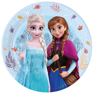 Πιάτα χάρτινα Frozen 23 εκ. Συσκ. 8 τμχ